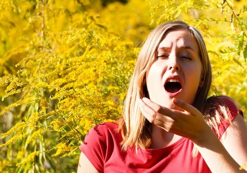 Weed pollen vs eyes